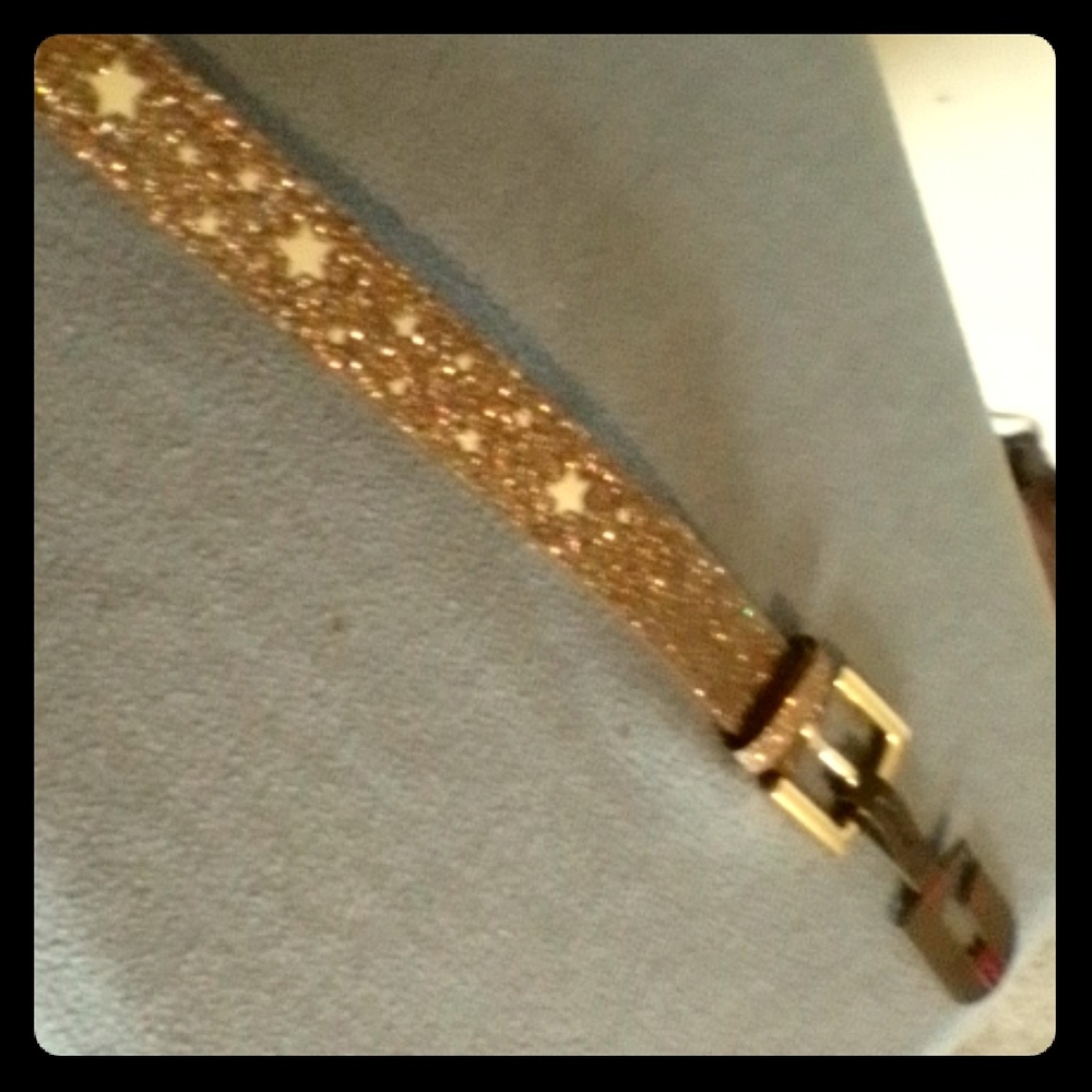 Glittery belt